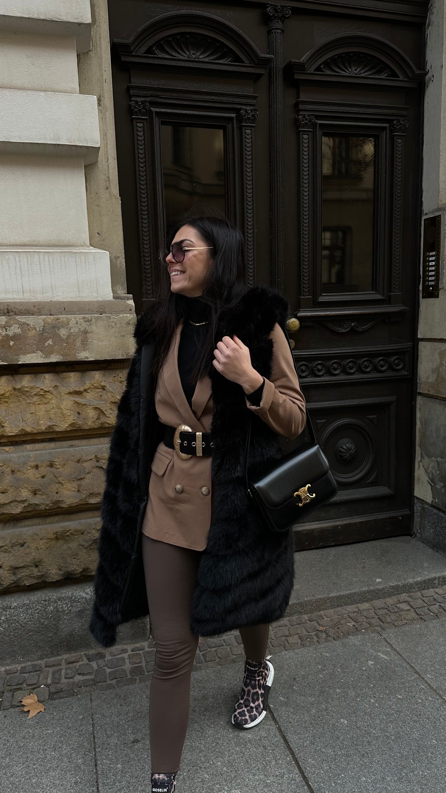 Weste St.Moritz fake fur
