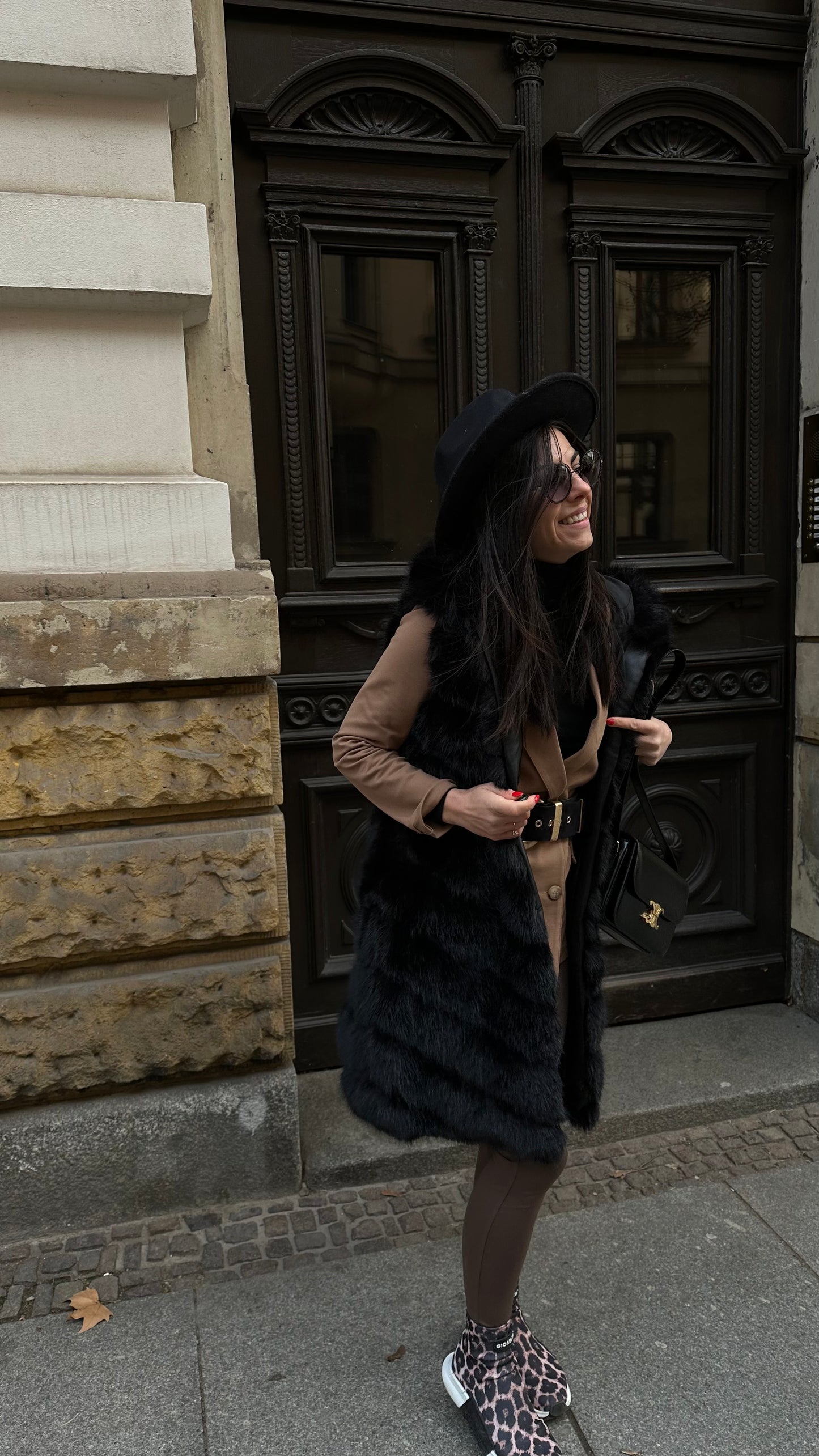 Weste St.Moritz fake fur