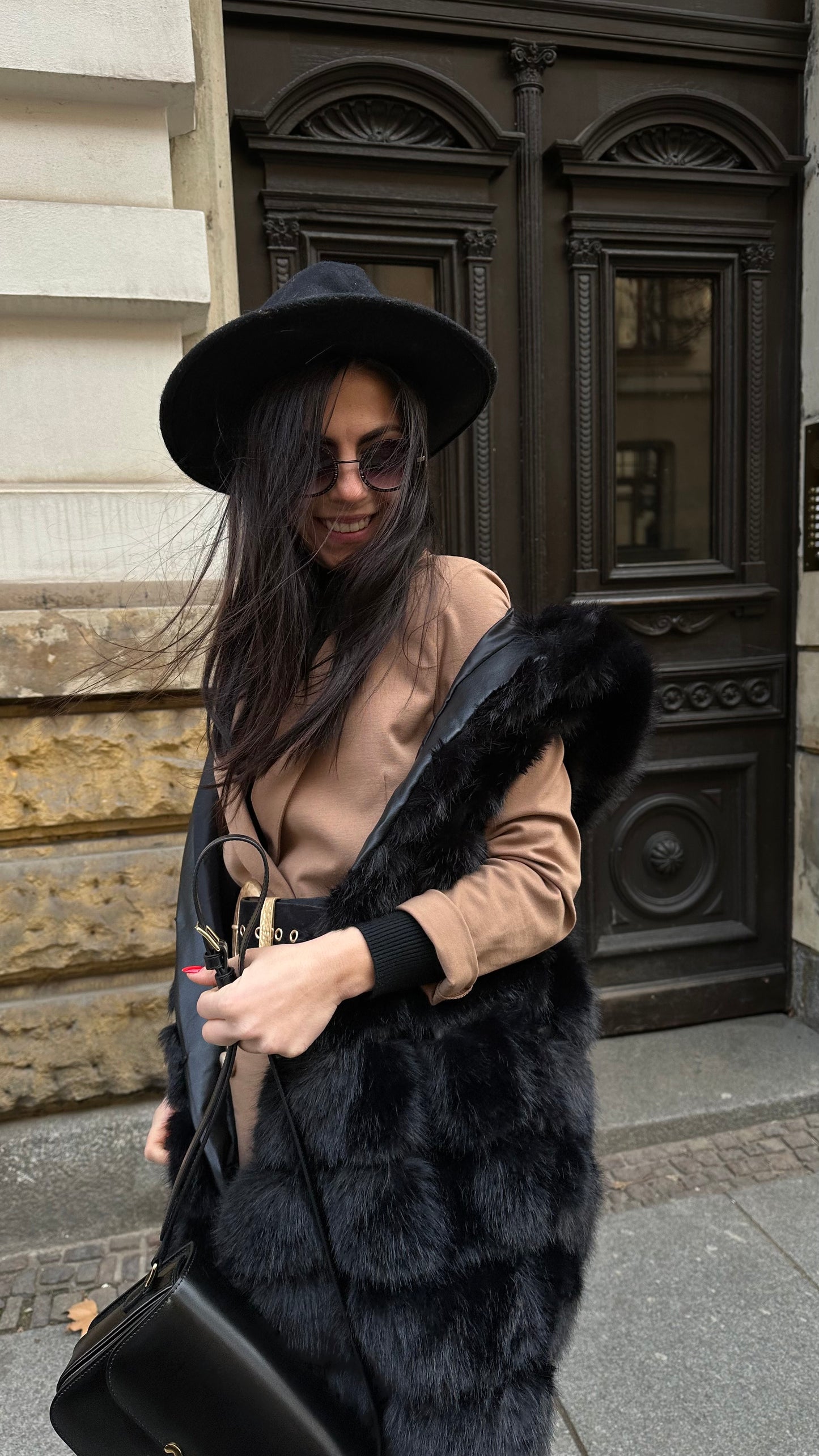 Weste St.Moritz fake fur