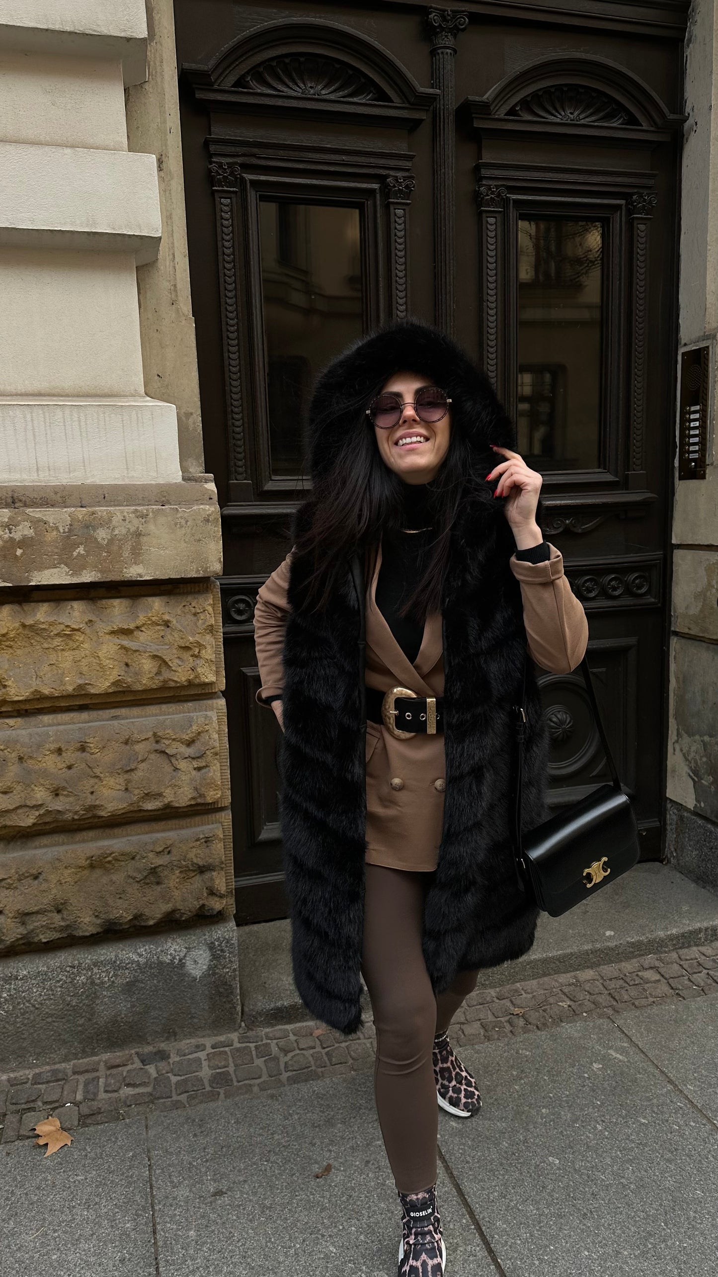 Weste St.Moritz fake fur