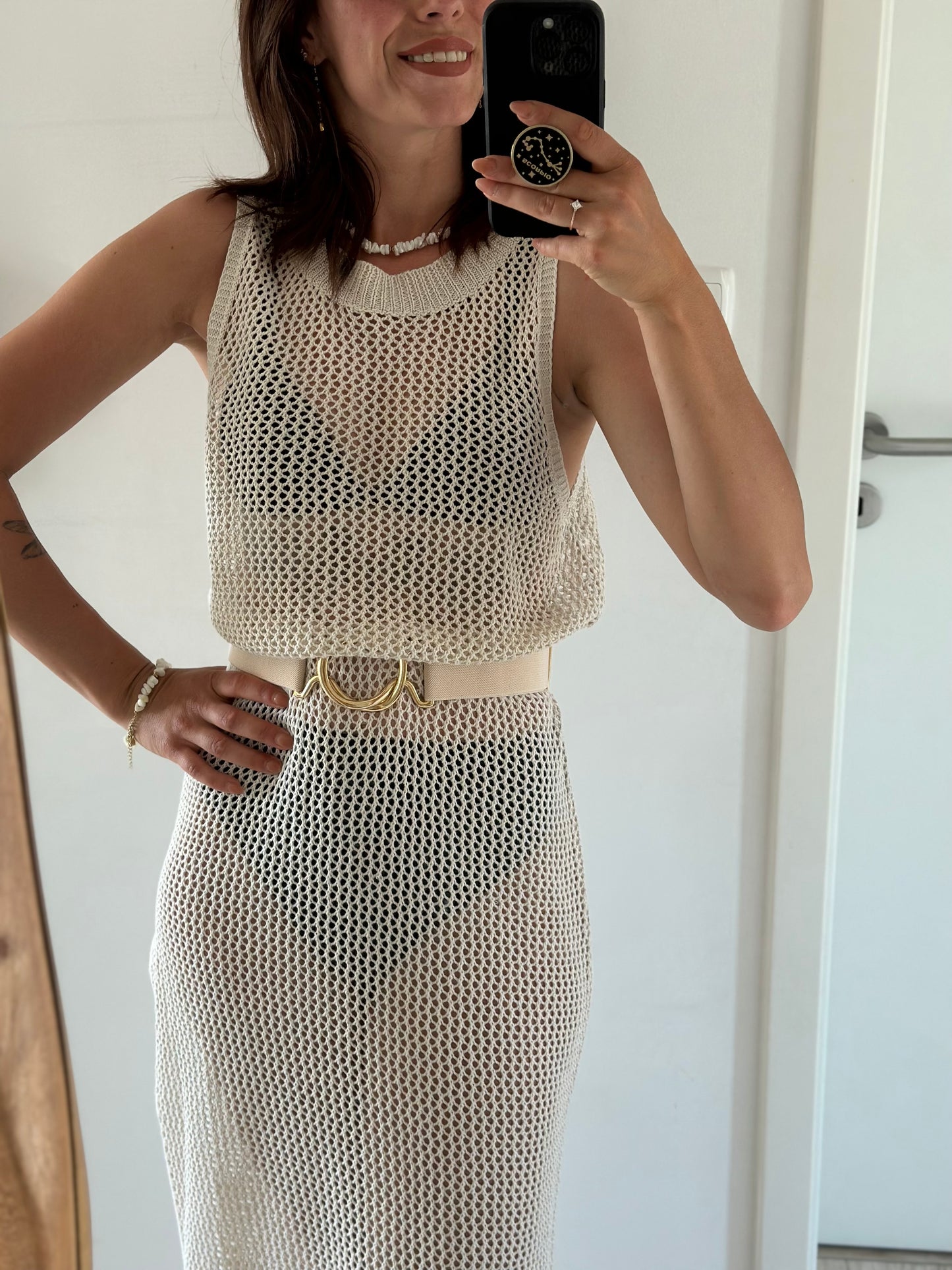 Beachdress „Ibiza Vibes“ Strickkleid