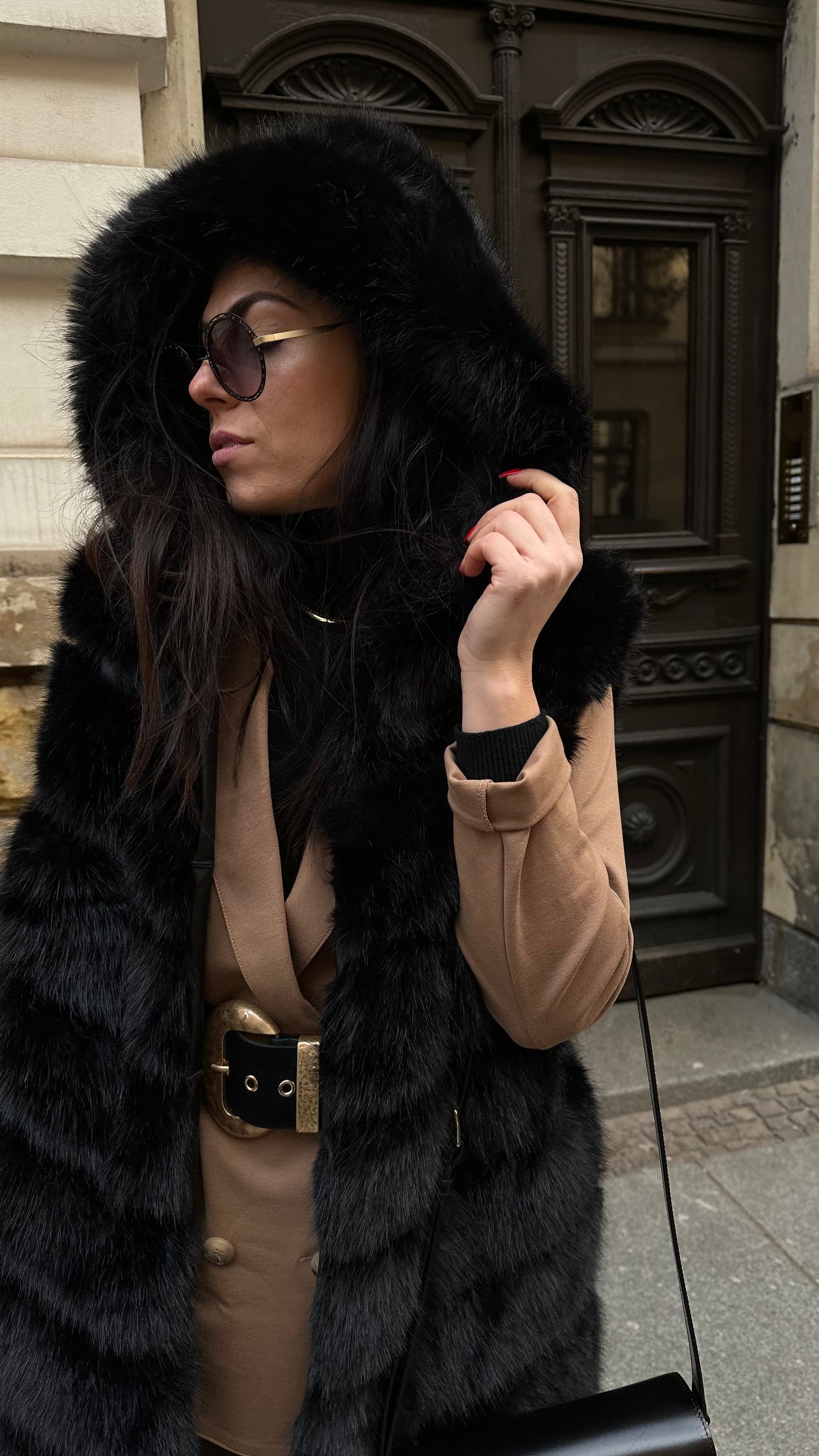 Weste St.Moritz fake fur