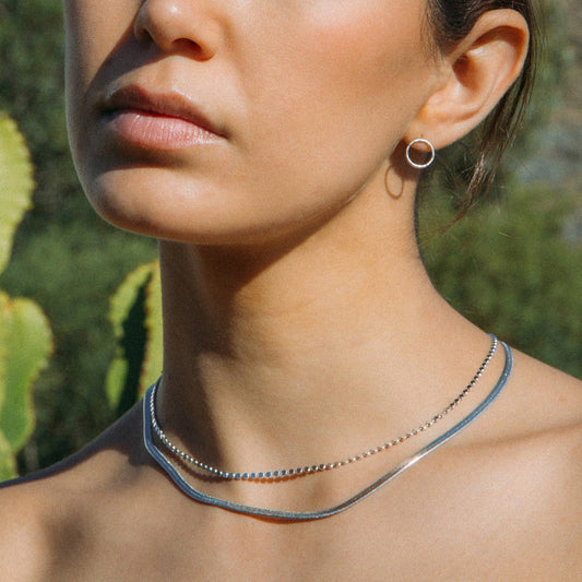 Anatole Silver Choker silber [ wasserfest ]