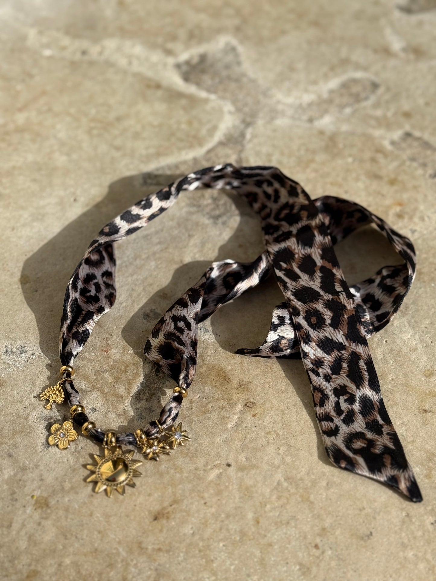 Scarf Kette soleil animalprint