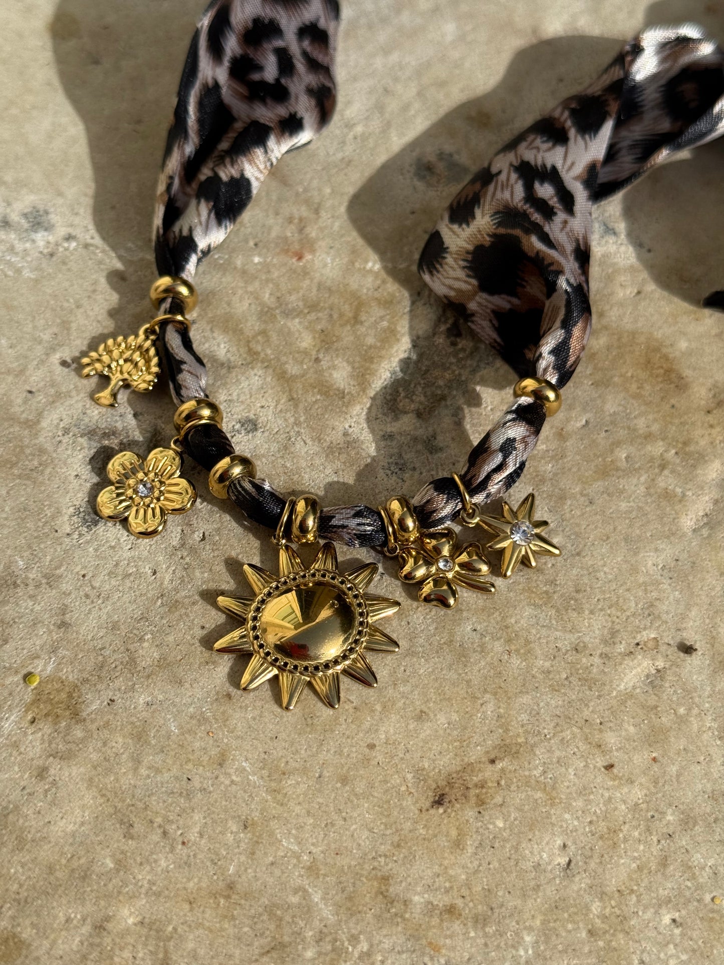 Scarf Kette soleil animalprint