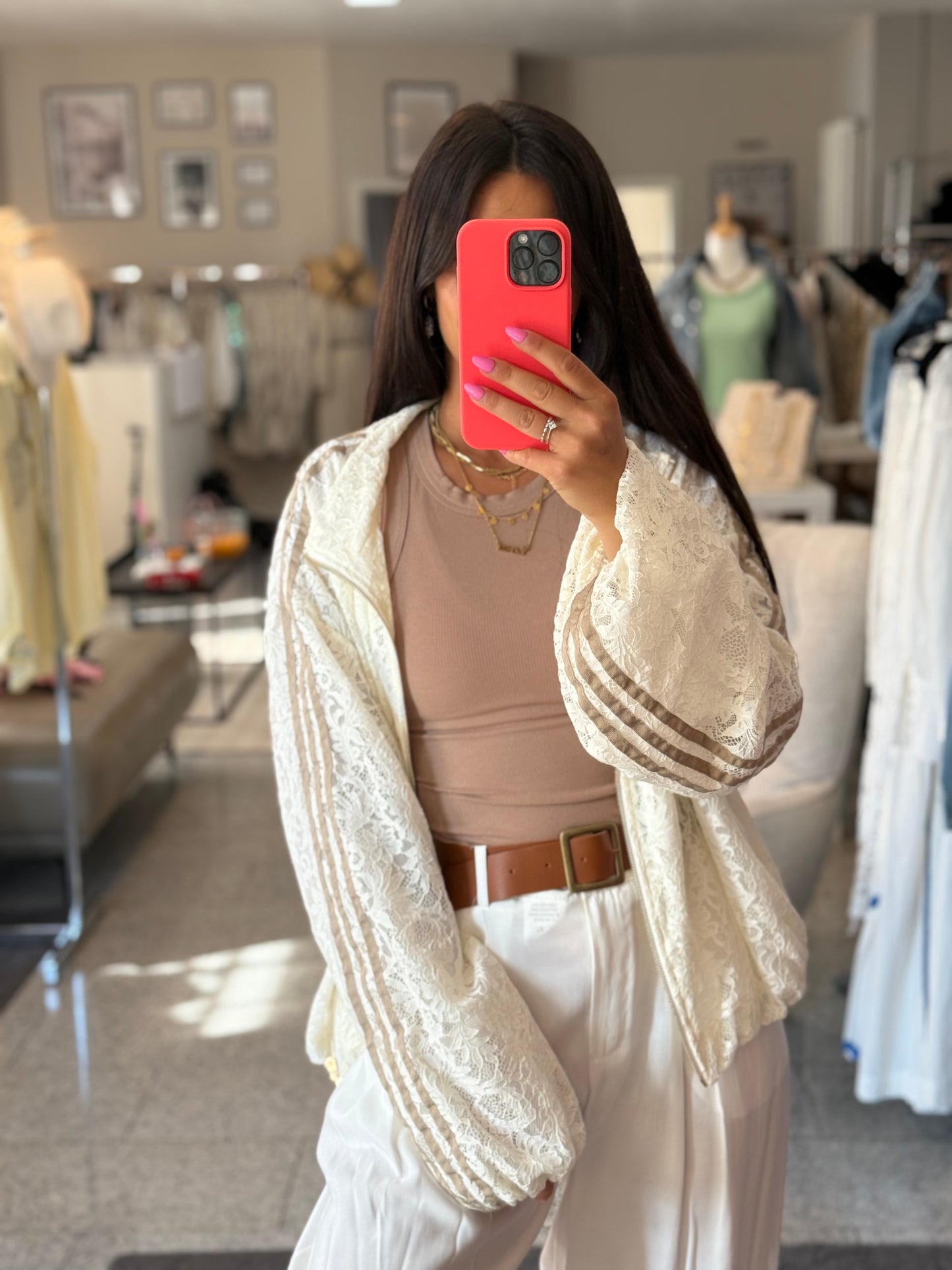 Soft Statement Spitzenjacke