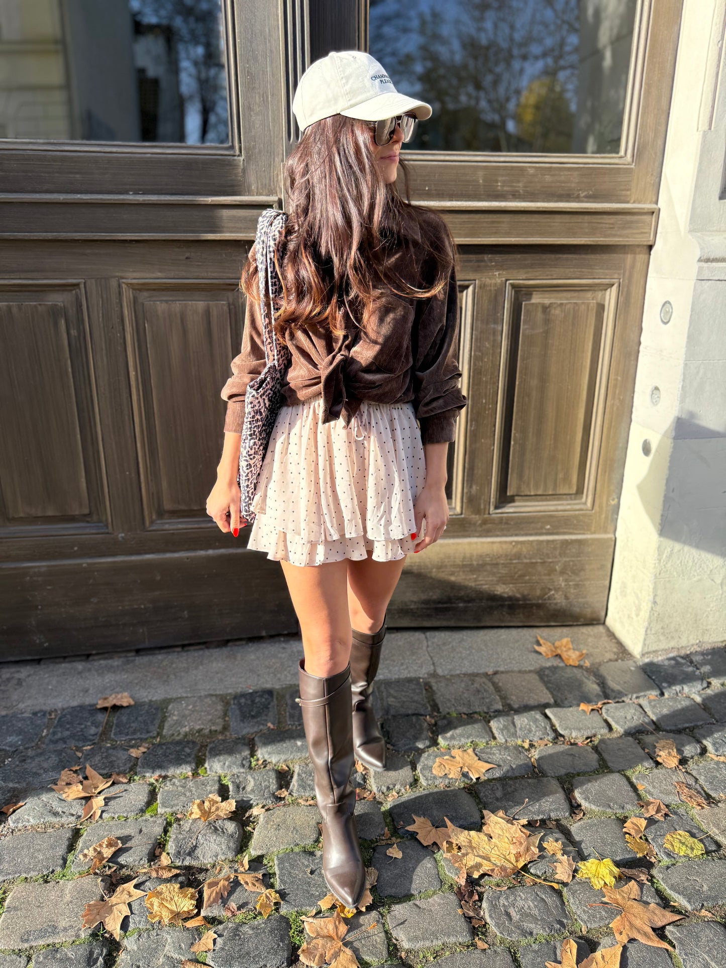 Skort "chocolat et baguette"