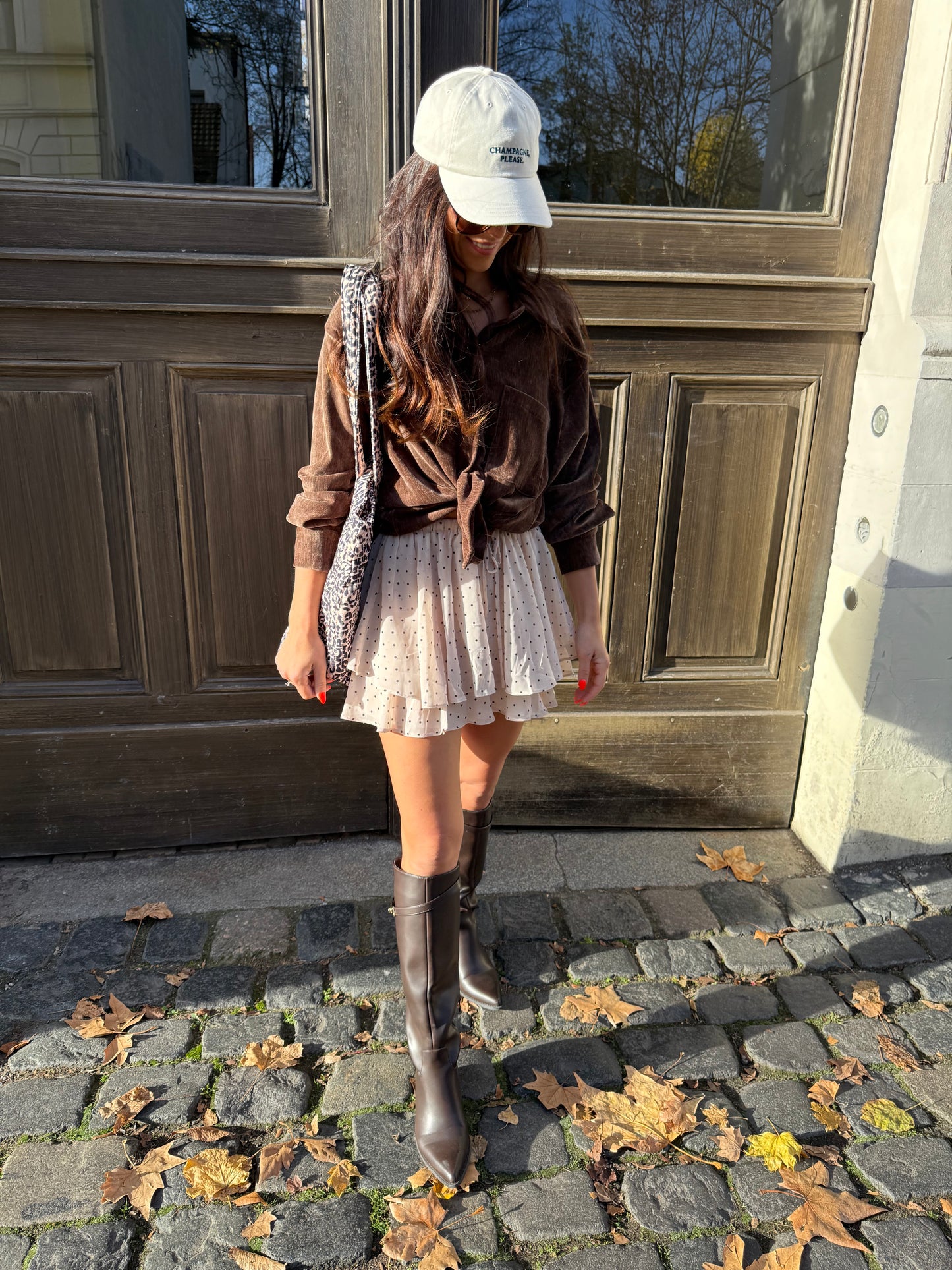 Skort "chocolat et baguette"