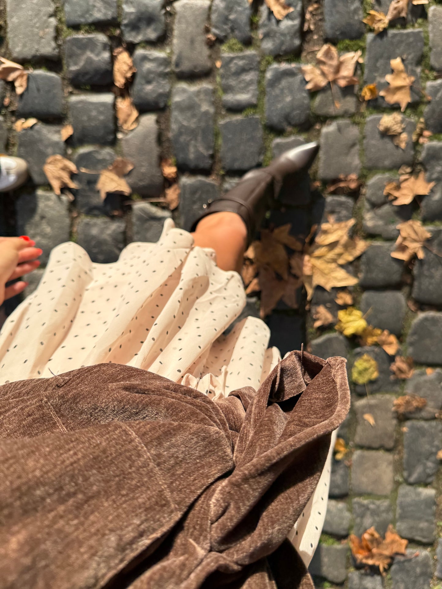 Skort "chocolat et baguette"