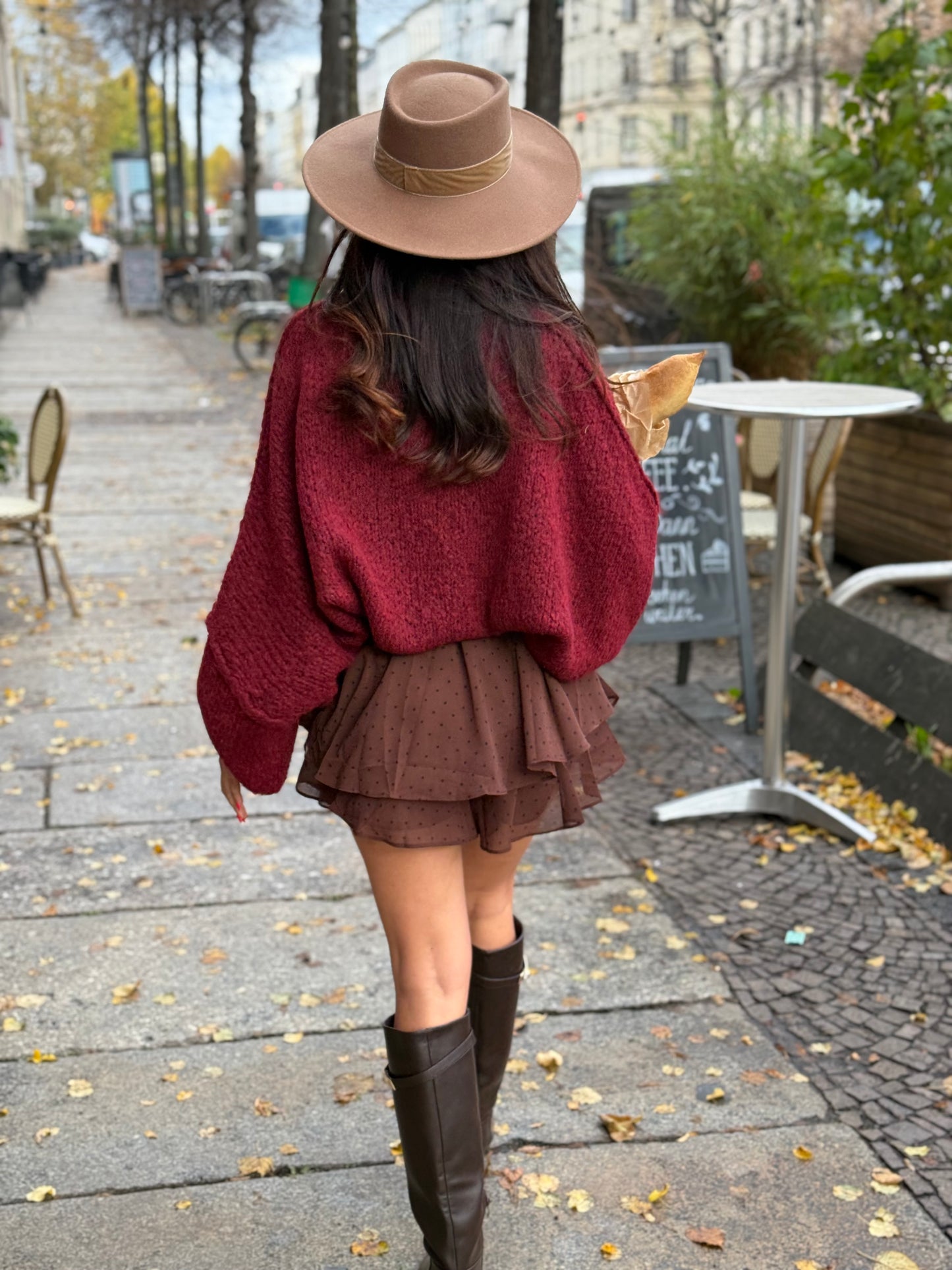 Skort "chocolat et baguette"