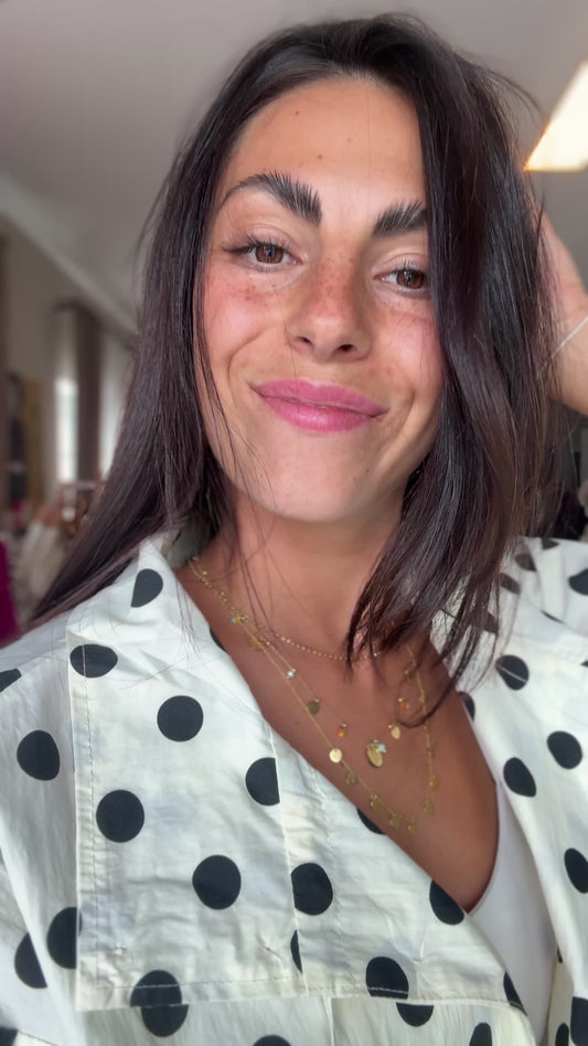 Blusenjacke Polkadots